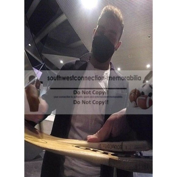 Jordan Eberle Signed Seattle Kraken Hockey Stick Blade Proof Beckett Autographed - Picture 2 of 7